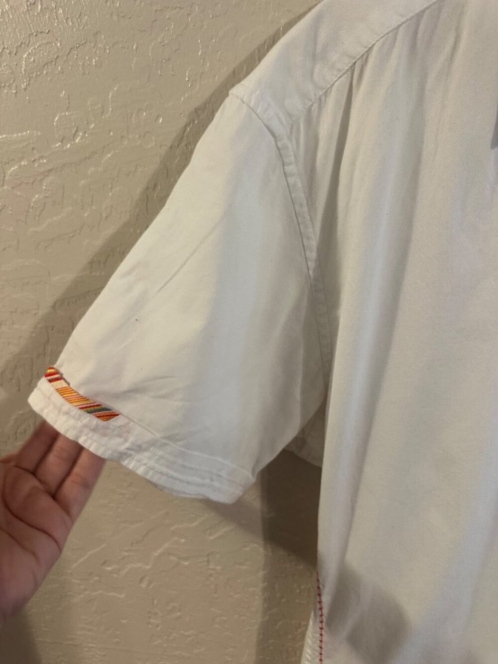 Robert Graham The Freshly Laundered White Cotton Collared Shirt - Picture 3 of 11